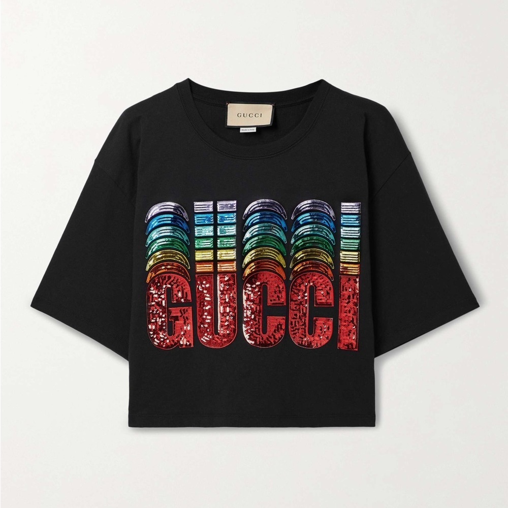 Gucci authentic crop shirt size medium